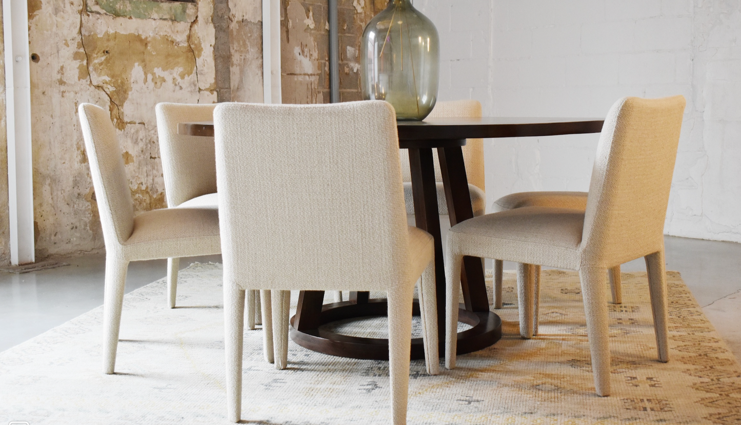 *Candy Store* Larry Leg Chair in Oatmeal
