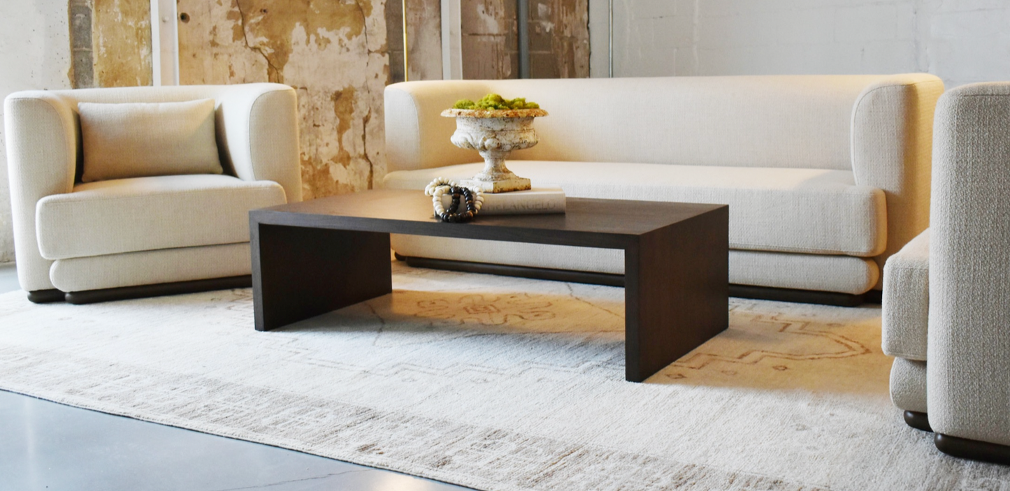 Nayna Bench in Oatmeal 87"