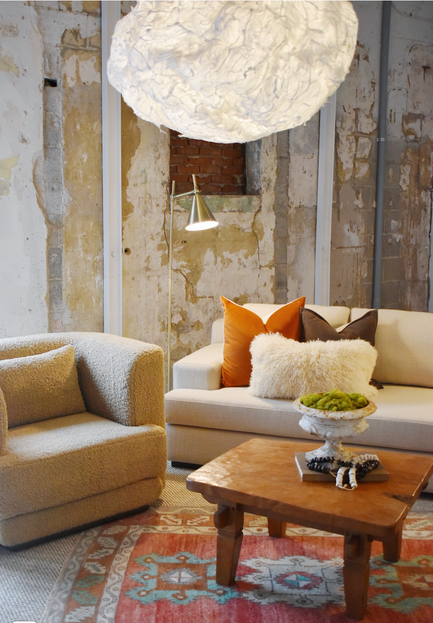 Rocky Sofa in Oatmeal 95"