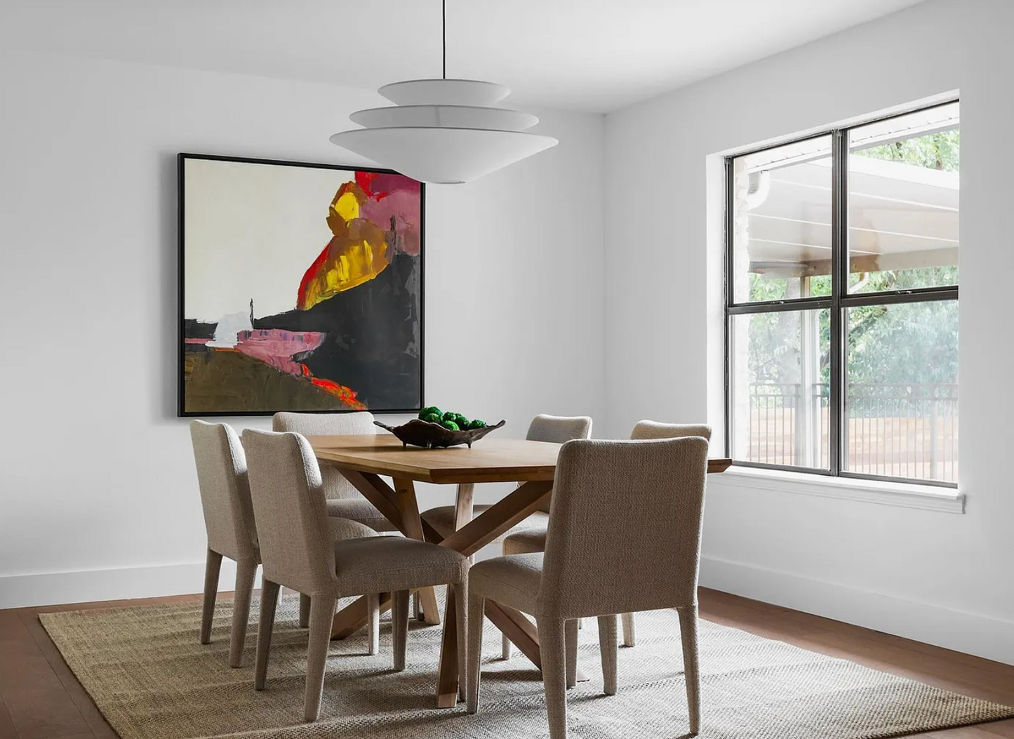 *Candy Store* Larry Leg Chair in Oatmeal