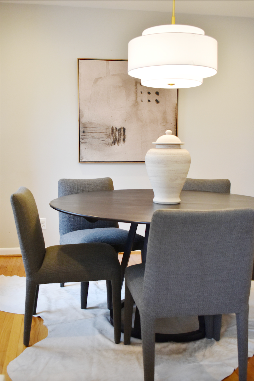 Mango Wood Table, Black