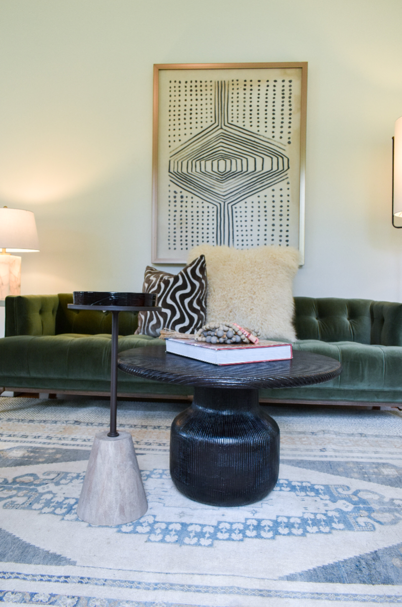 40"x53" Tribal Pattern III w/ Classic Gold Keystone Frame Art