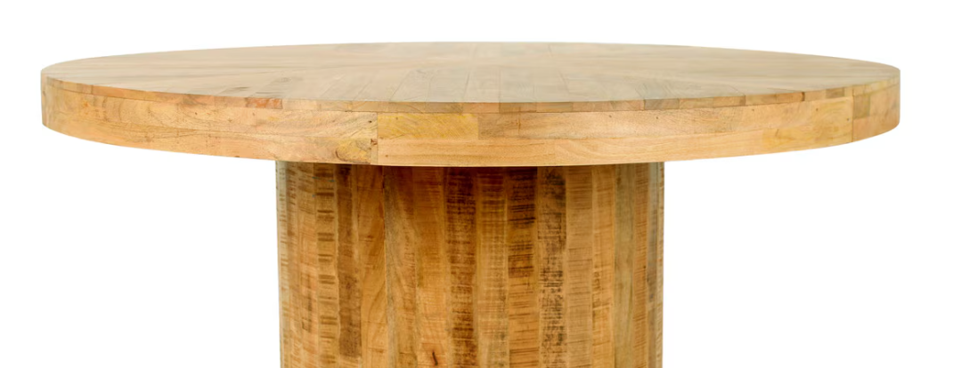 Maison 37" Round Mango Wood Coffee Table