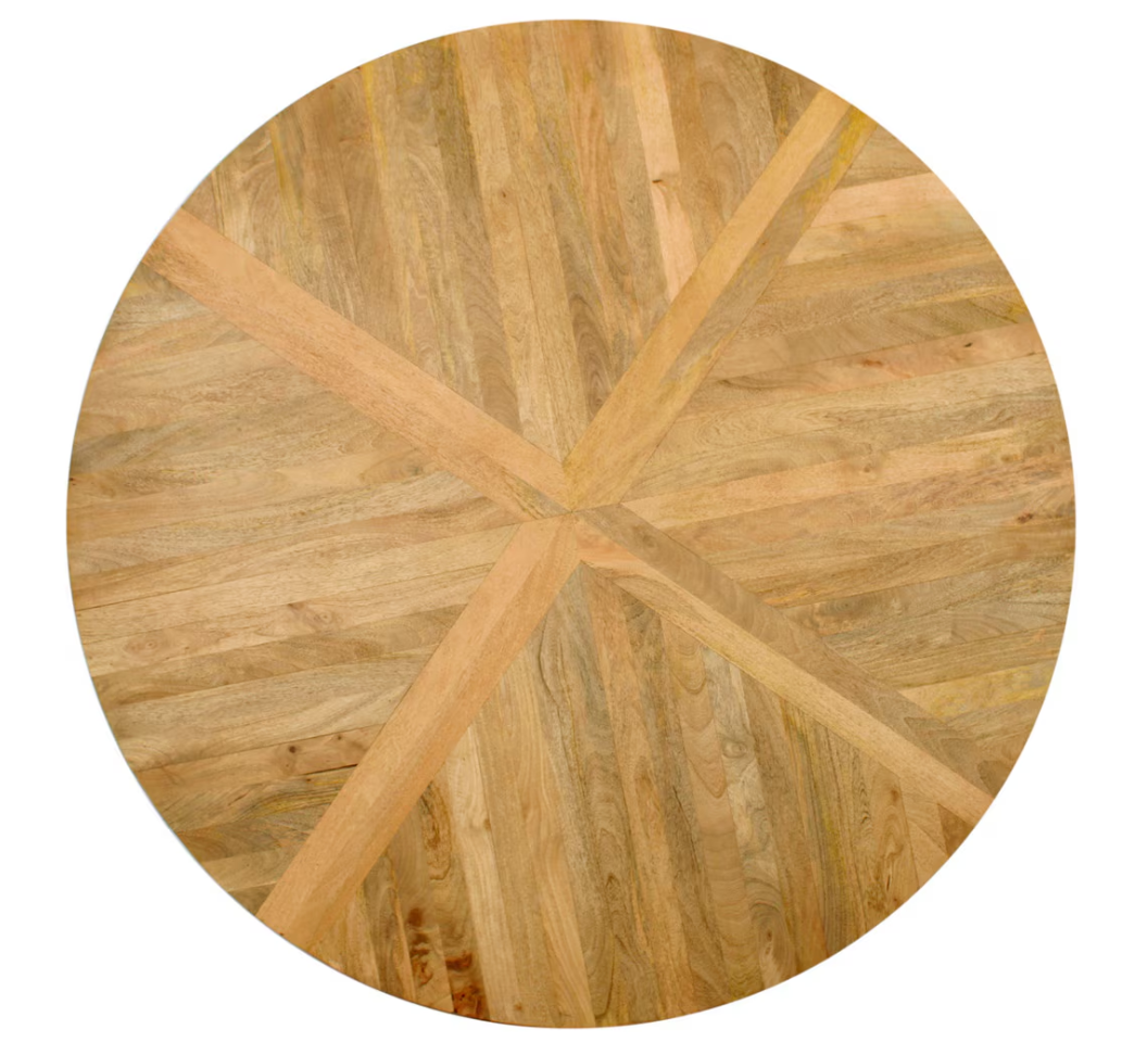 Maison 37" Round Mango Wood Coffee Table
