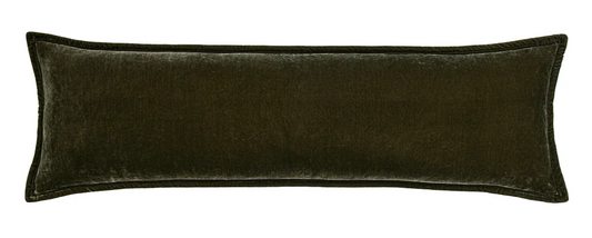 Stella Velvet Lumbar - Fern Green