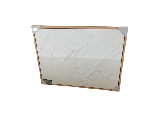 White Textured Large