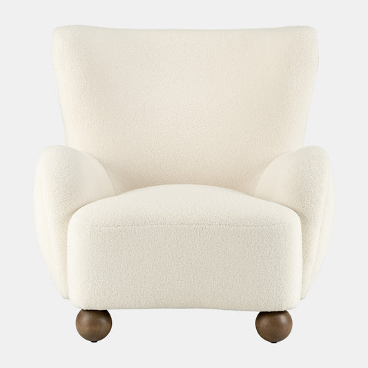 WINGBACK OCCASIONAL CHAIR, BEIGE
