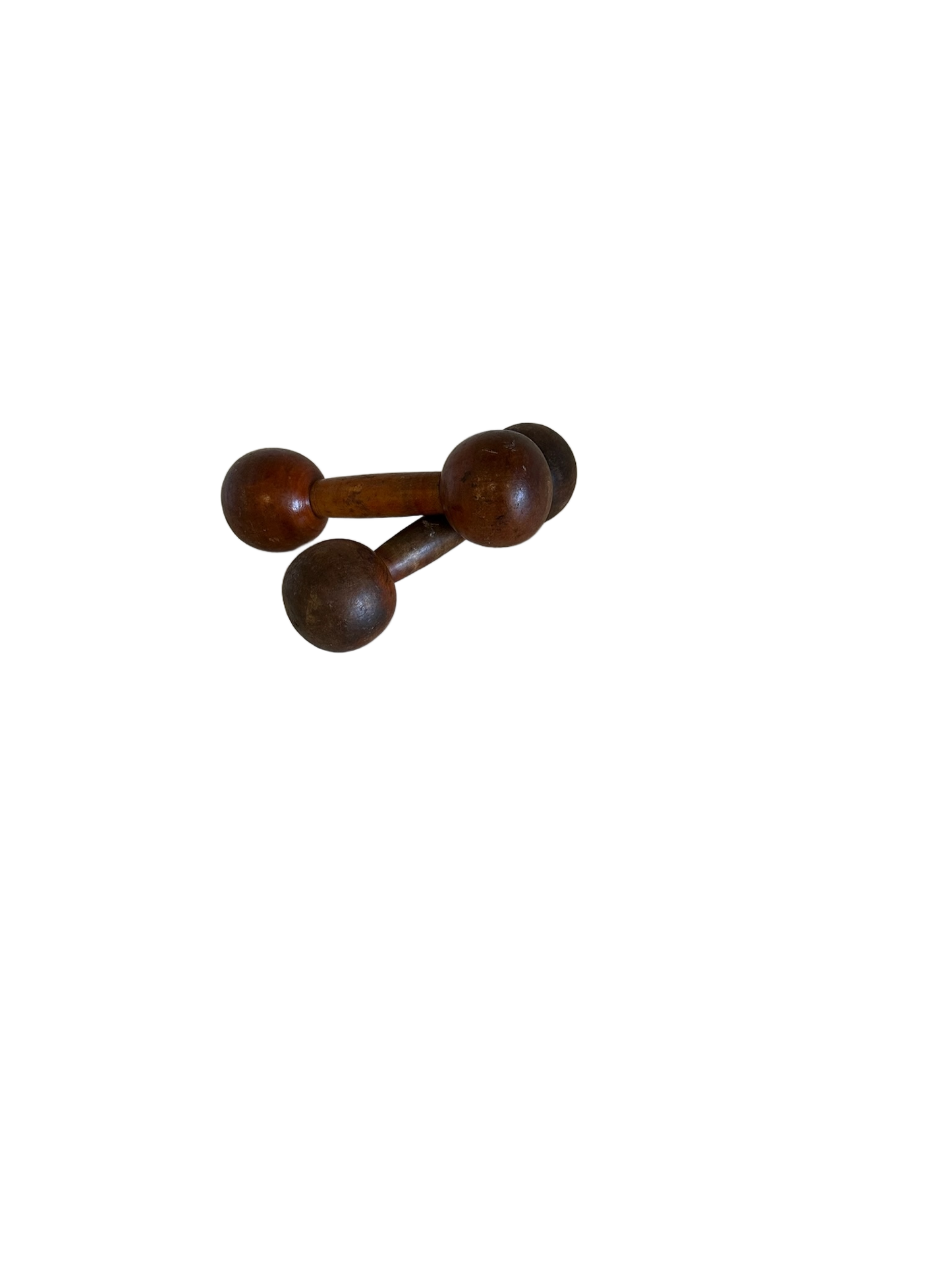 Antique Wooden Barbell