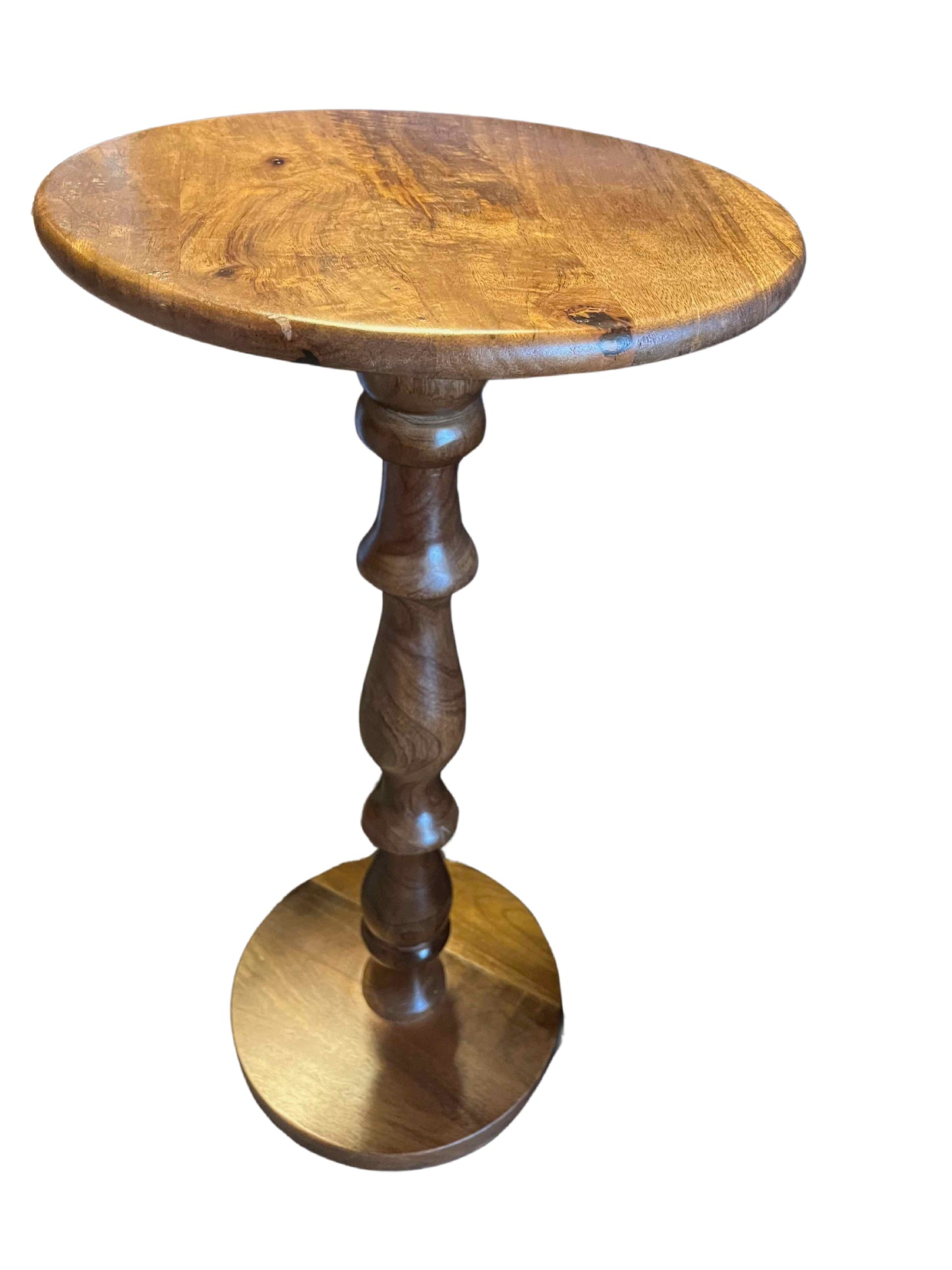Wood Round Cocktail Table