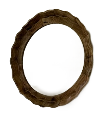 Wavy Wood Mirror