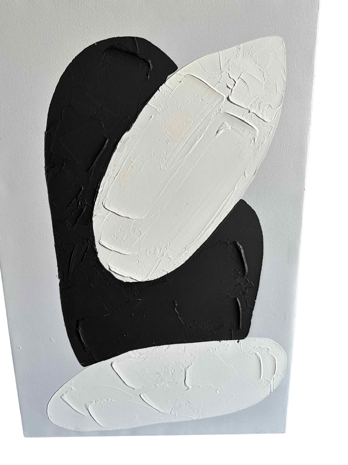 Black and White Texture Canvas Art