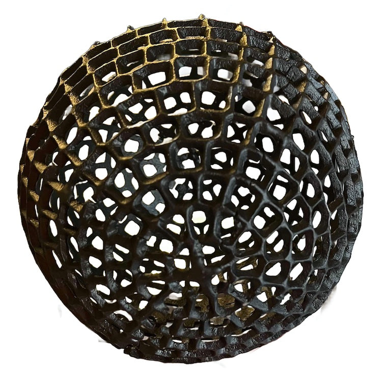 Black Mesh Ball Décor