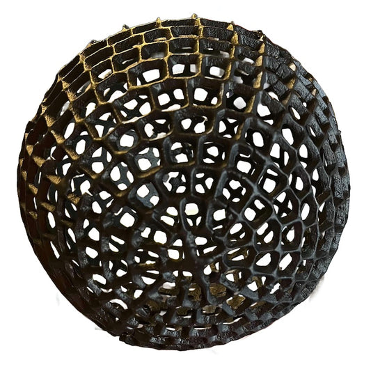Black Mesh Ball Décor