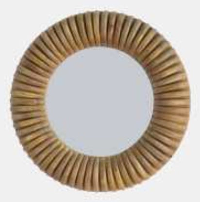 CHASTAIN CARVED WOOD WALL MIRROR