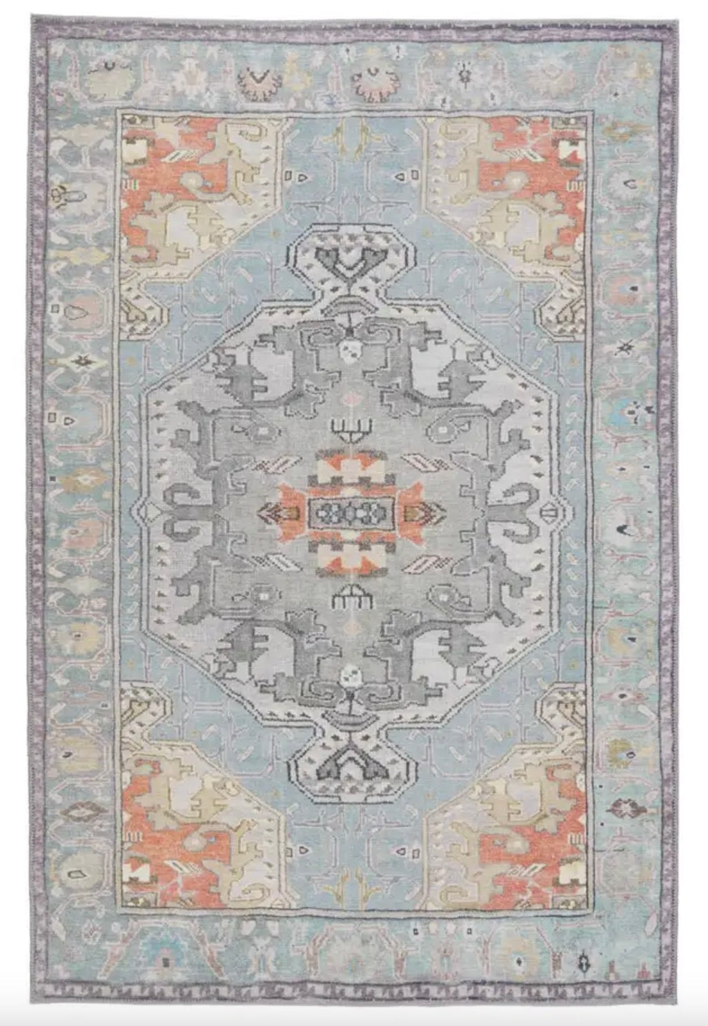 Zenora Stone Blue/Chinois Green HBL07 Rug 7'6"x10'