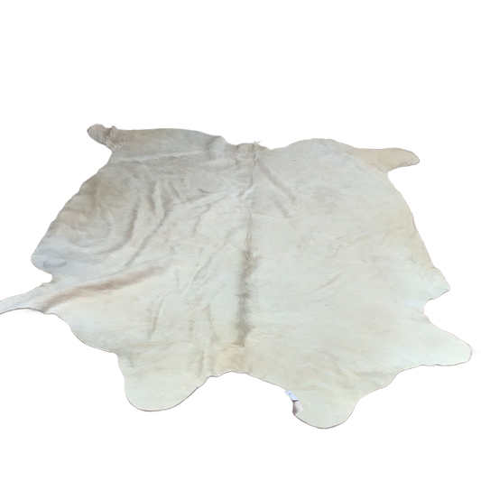Medium Cow Hide White