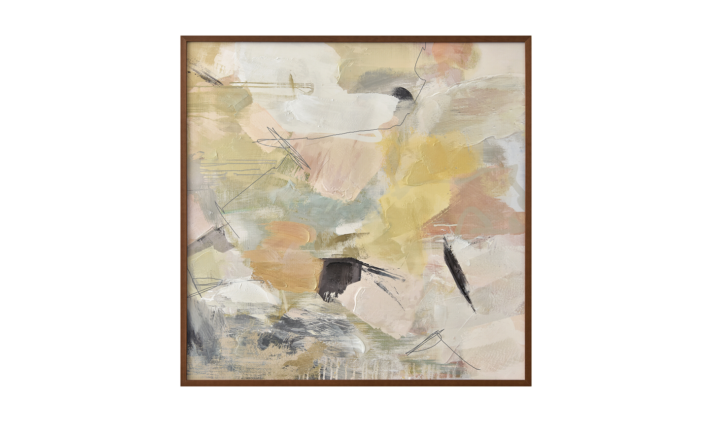 SERENDIPITY FRAMED PAINTING 48"x48"