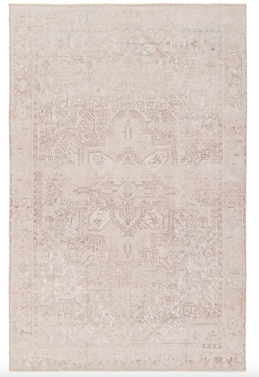 Pink Lumal Tymabe Gray Morn/Caribou LML03 Rug 6'x9' with Drop Ship