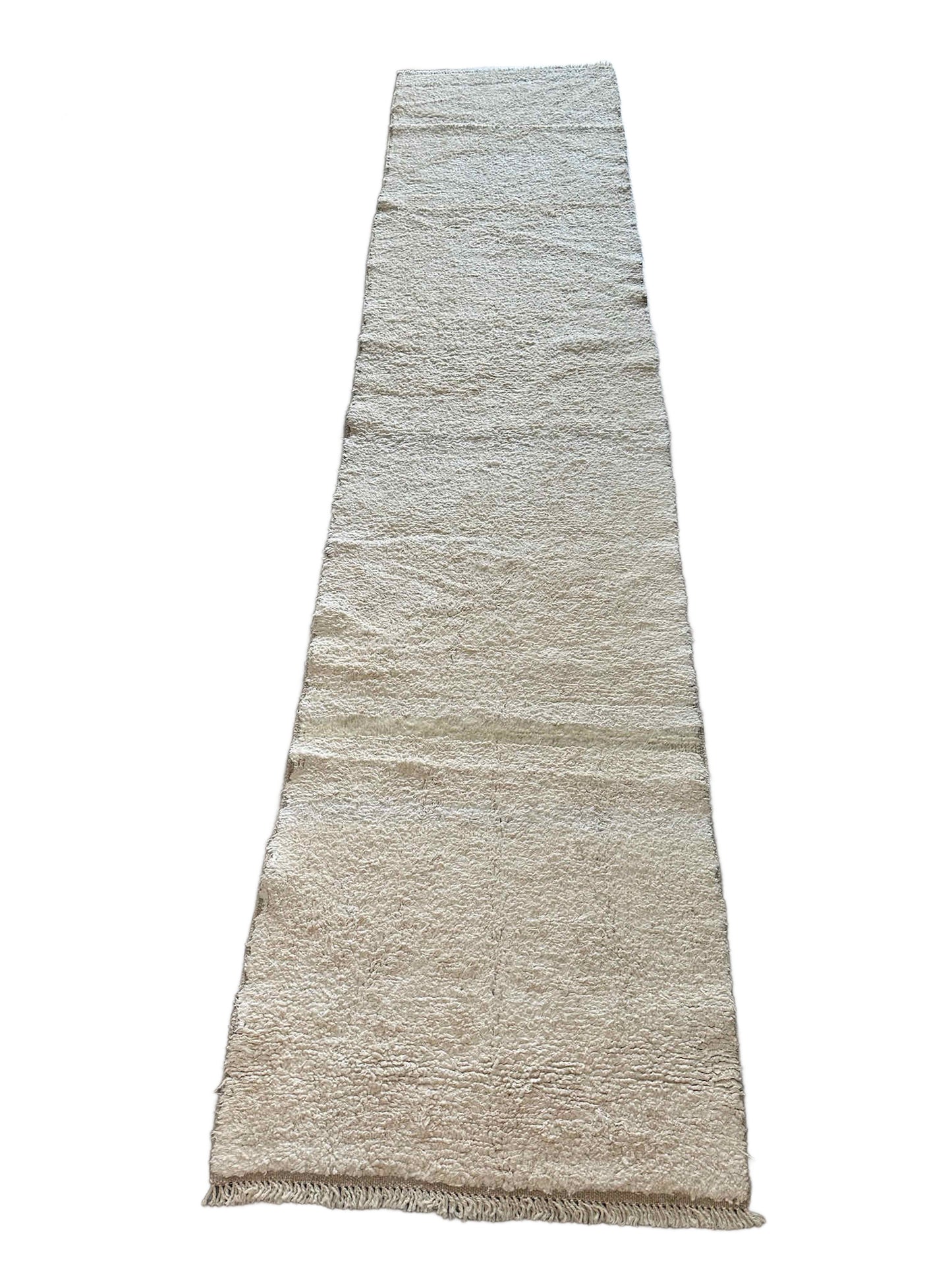 Hemp Runner Rug Cream