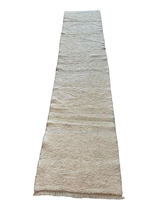 Hemp Runner Rug Cream