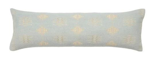 Puebla Lisha Blue 13"x40" Lumbar Pillow PUB15