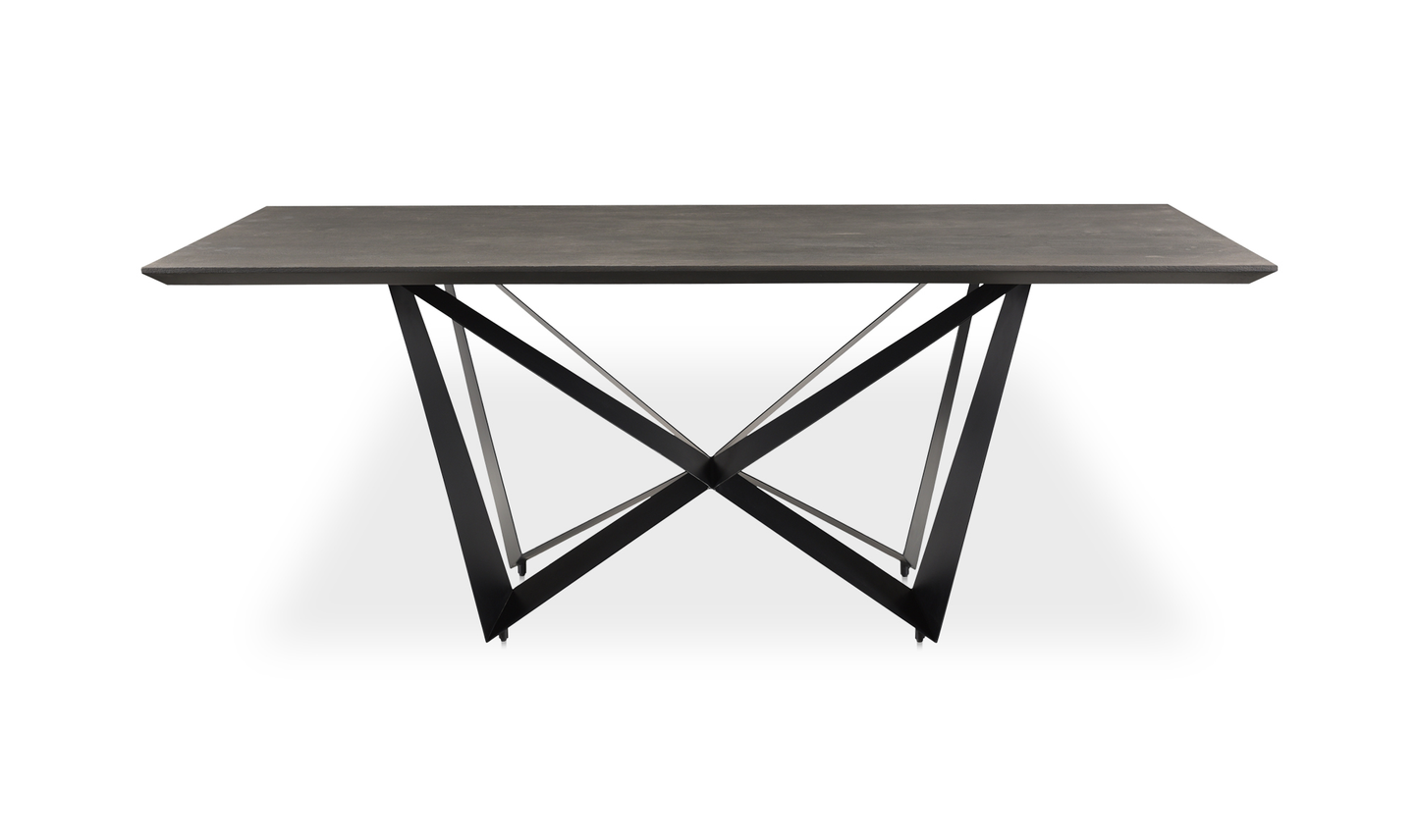 BROLIO DINING TABLE CHARCOAL