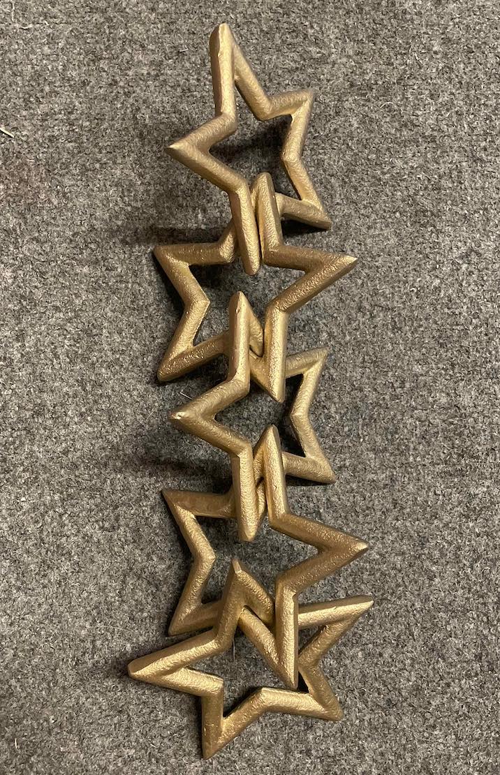 Gold Star 5 Link Chain