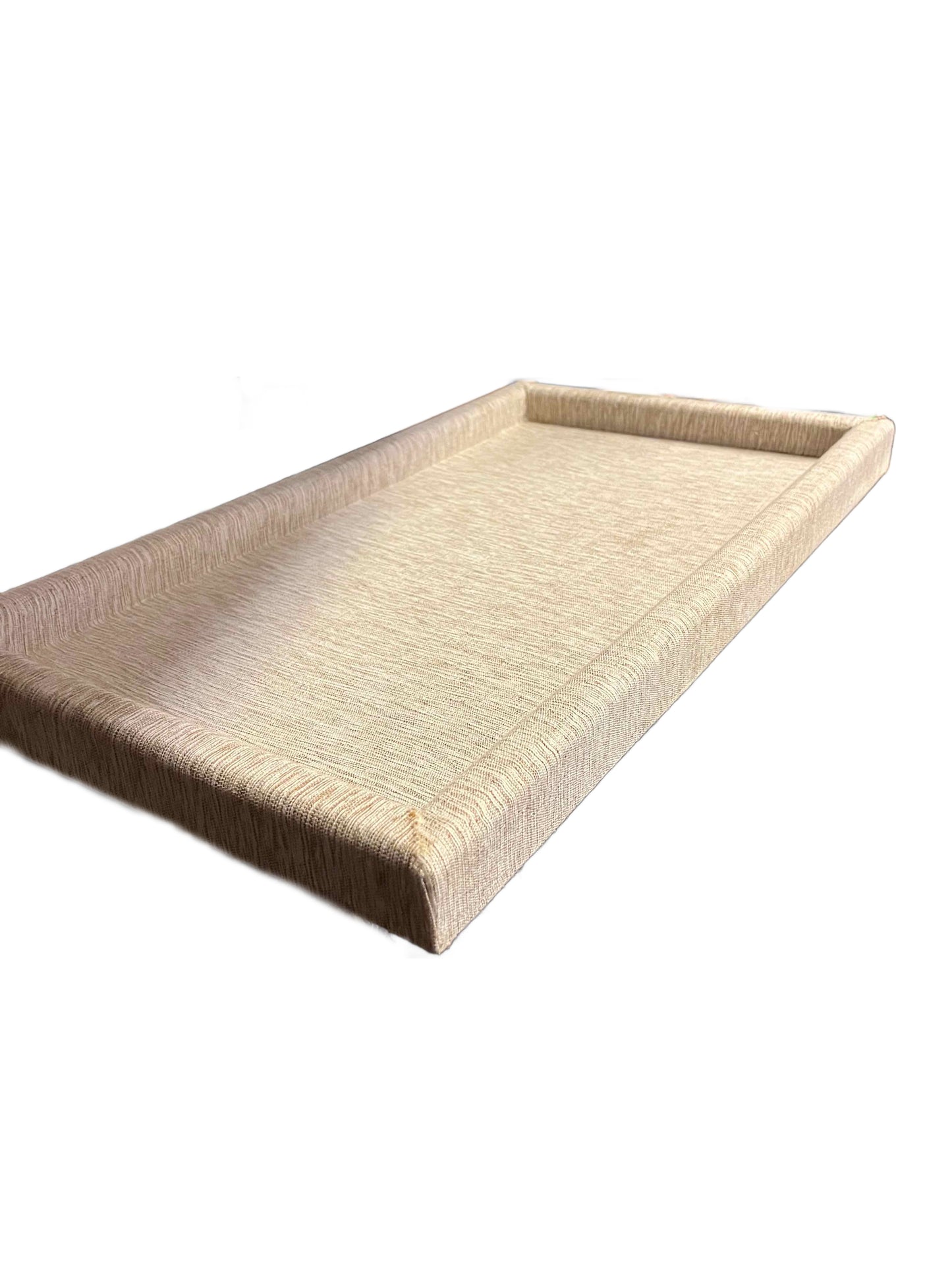 Tan Fabric Tray