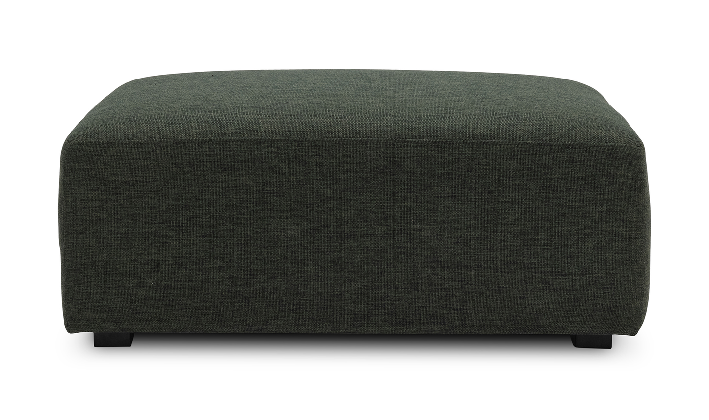 ROMY OTTOMAN FOREST SHADE 35"