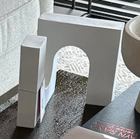 White Bookcase Decor