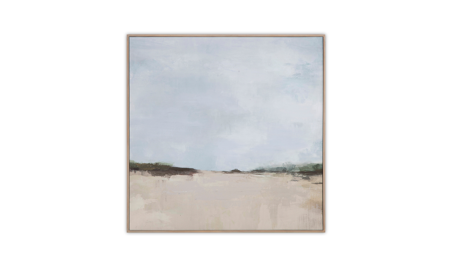 GRASSLANDS FRAMED PAINTING 30"x30"