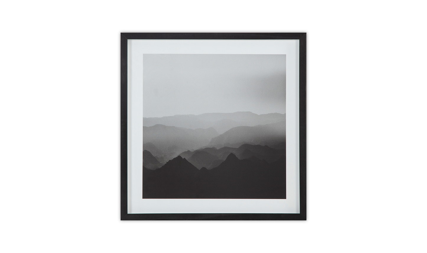 HIGHEST PEAK FRAMED PRINT 18"x18"