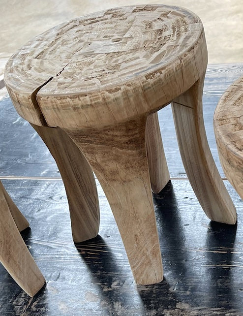 African Riser Stool 4 Legs
