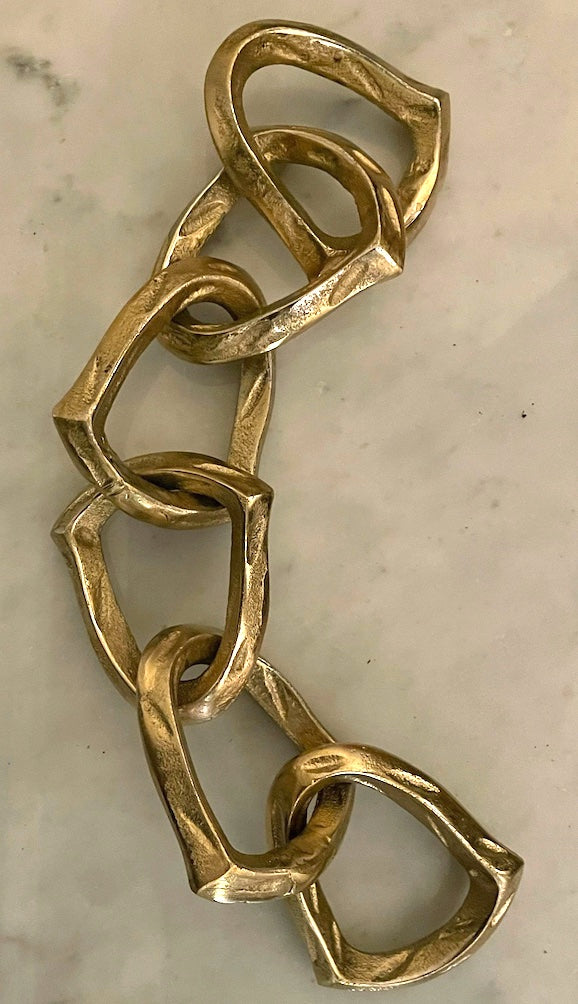 Gold Chain with Bell Shaped Links