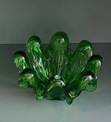 Green Murano Glass