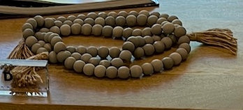 Wooden Beads Grey