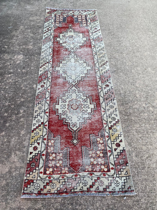 Vintage Bez Turkish Runner 2'11"x9'4"