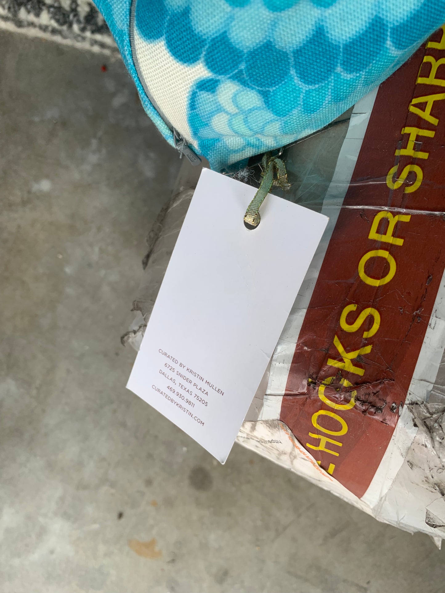 Pop O' Color Pillow in Turquoise Fabric