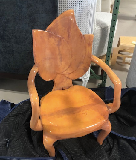 Vintage Enrique Garcel Goatskin Armchair