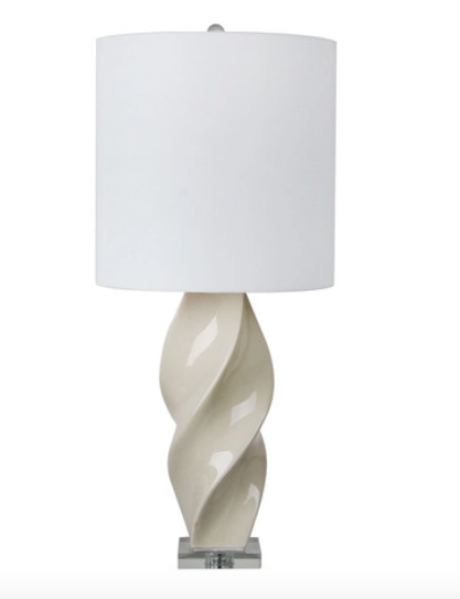 Ceramic 38' Twist Table Lamp