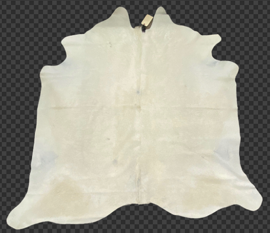 Large Cow Hide Rug White 82"x97"