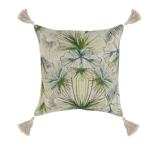 Caio Green Natural Pillow