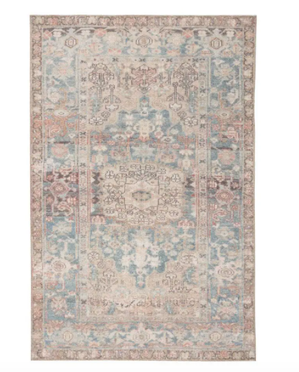 Geonna Frozen Dew Stone Blue Kindred Runner 2'6"x7'6" KND05