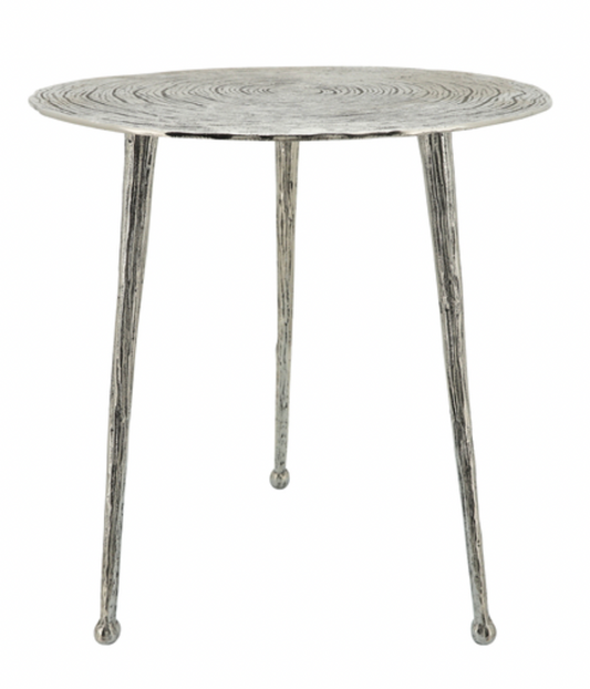 Metal 22" Side Table Gunmetal
