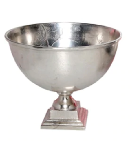 Raw Aluminum Sq Base Planter/Wine Cooler