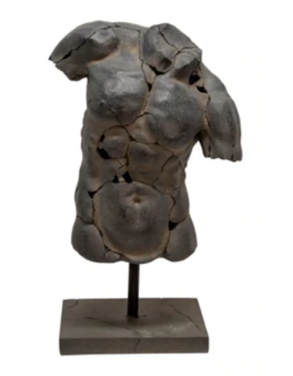 Cracked Torso Sculpture