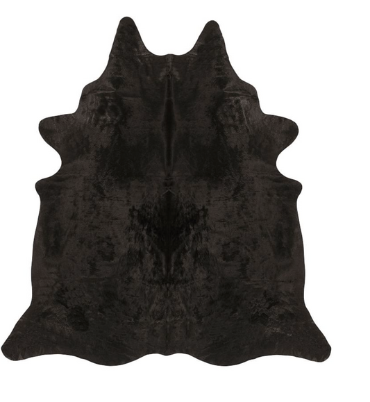 Black Cowhide Rug