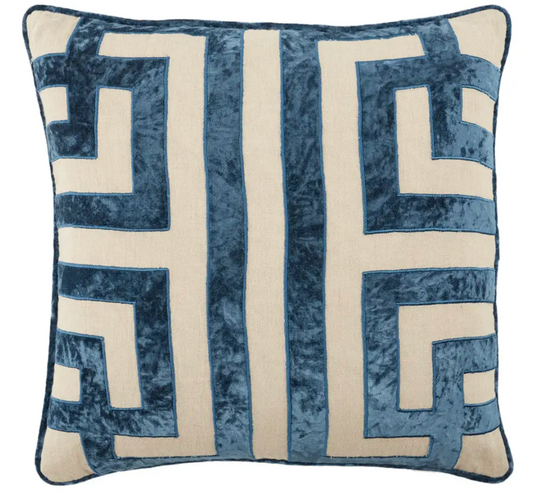 Cosmic Capts Blue Pillow 22x22