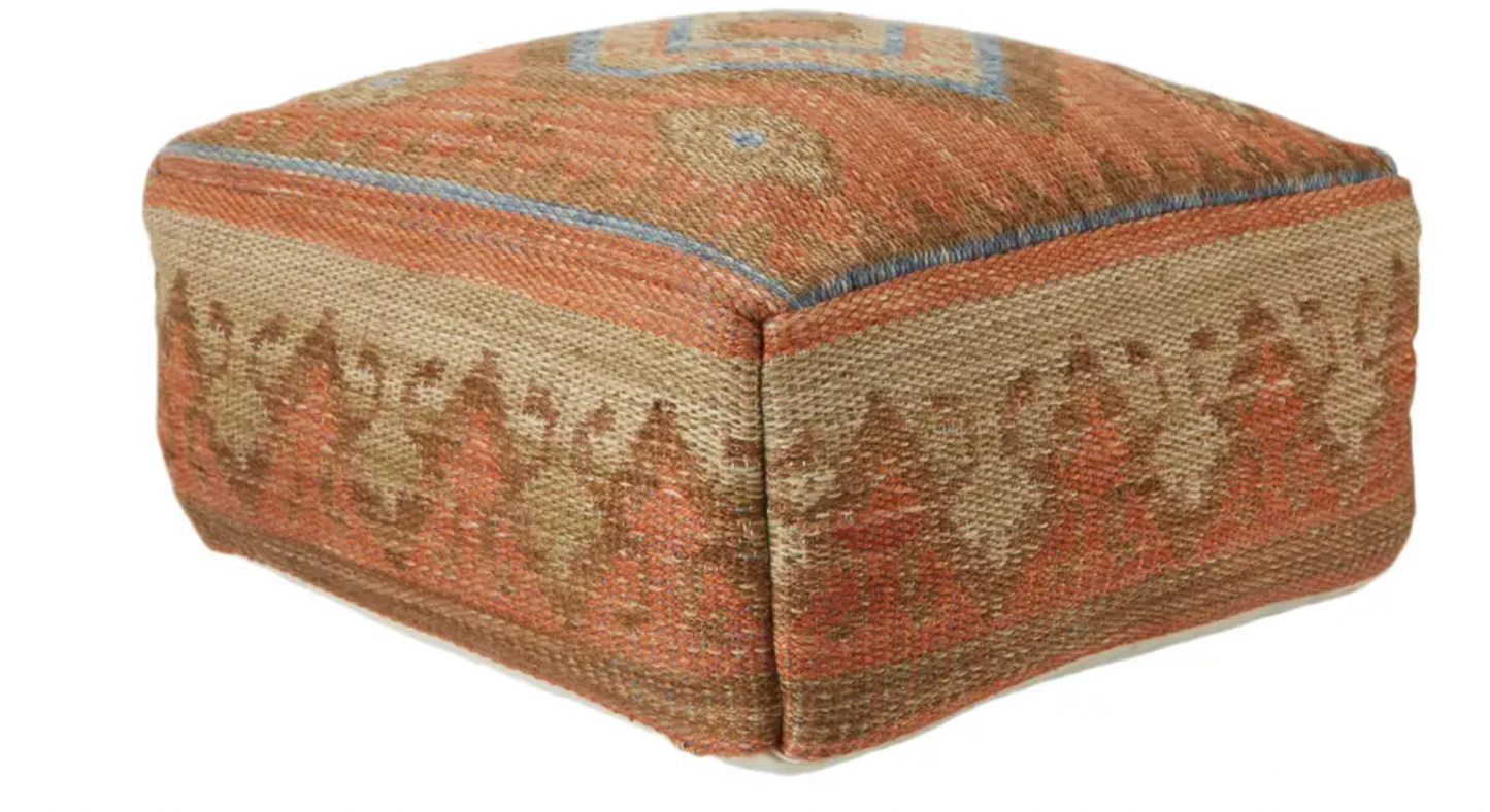 CBD Potters Clay Safari Sundial Ember Pouf