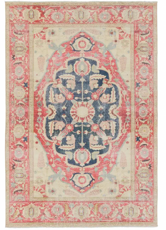 Seedpearl Red Clay Boheme Rug 9x12 BOH23